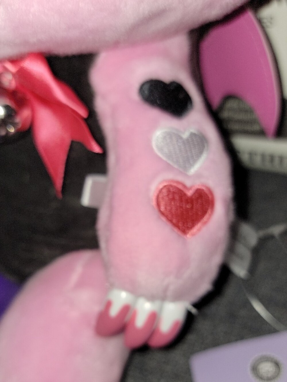 NWT Gloomy Bear X Ironmouse Collaboration Limited Edition Gloomy Bear Plush - Picture 4 of 8